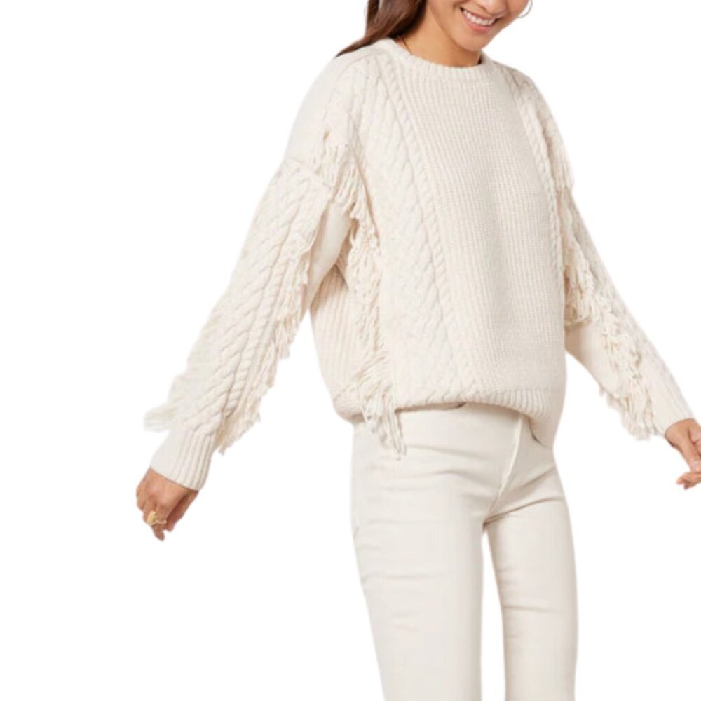 Splendid Thais Fringe Pullover NWT Size XL